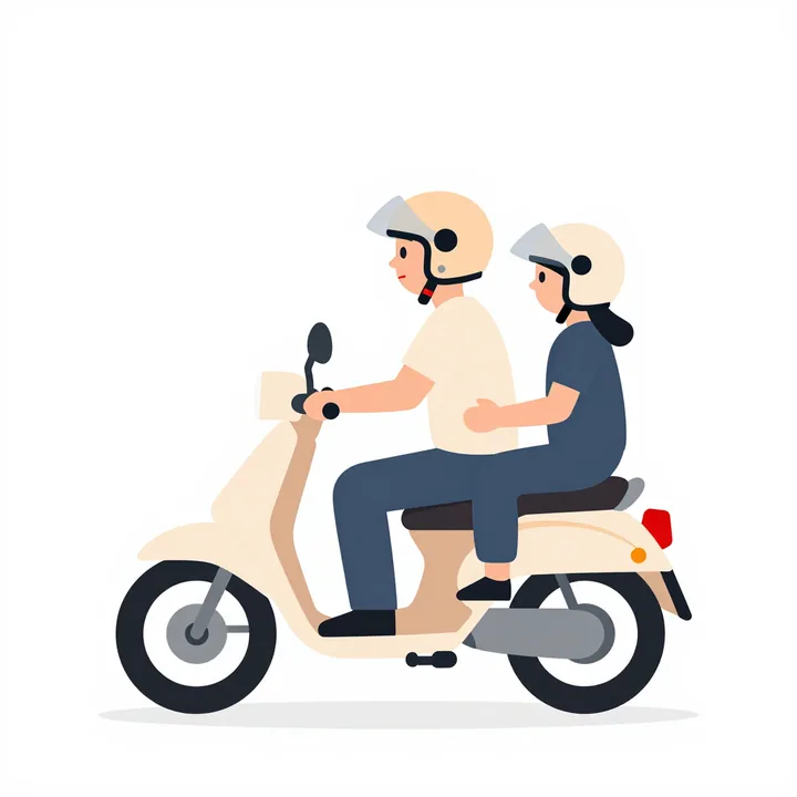 Pillion rider