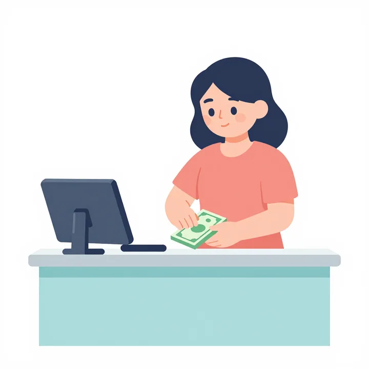 Cash pickup