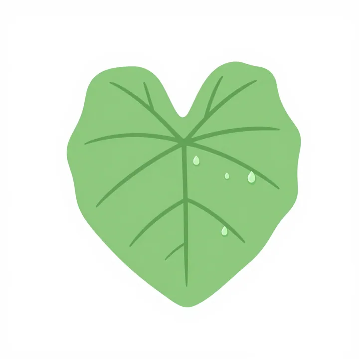 Taro leaf